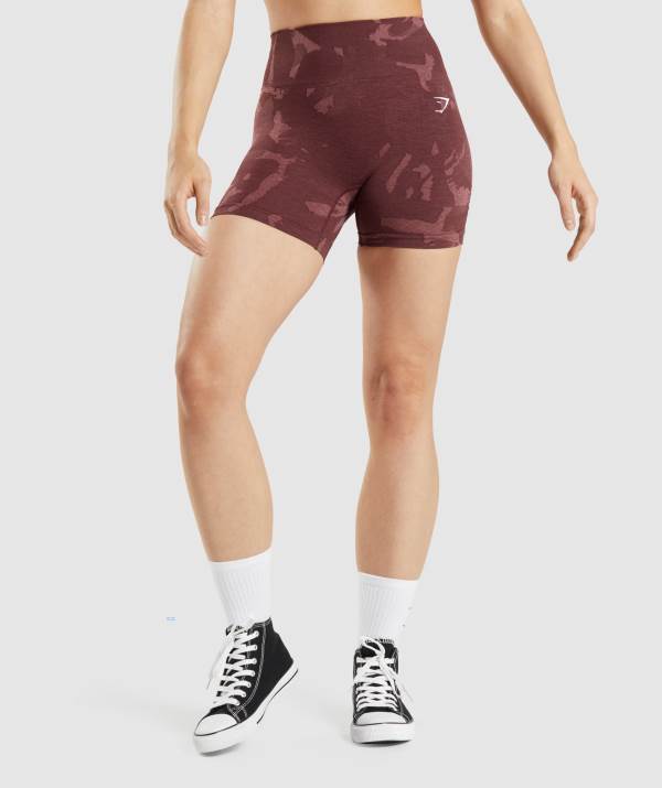 Damske Šortky Gymshark Adapt Camo Seamless Ruzove Hnede | ES5476813